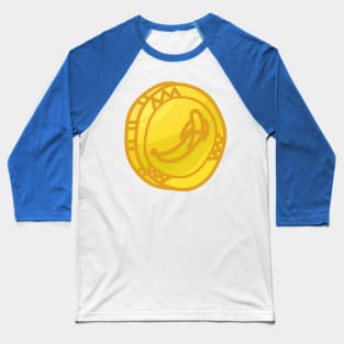 Banana Doubloon for a Pirate Monkey Baseball T-Shirt